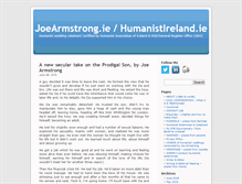 Tablet Screenshot of joearmstrong.ie